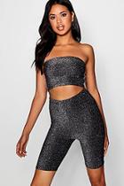 Boohoo Lillie Sparkle Cycling Short