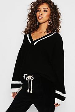 Boohoo Deep V Jumper