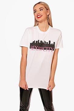 Boohoo Sex And The City Embellished Tee