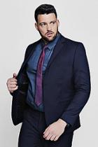Boohoo Big And Tall Skinny Fit Suit Jacket