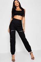 Boohoo Woven Cargo Utility Pocket Pants