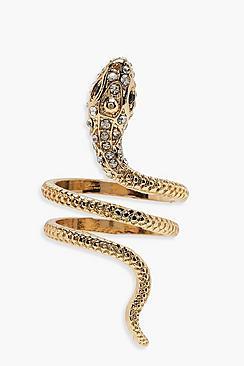Boohoo Statement Snake Ring