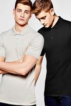 Boohoo 2 Pack Short Sleeve Muscle Fit Polos