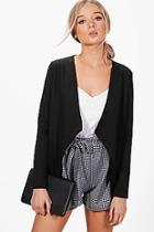 Boohoo Poppy Shawl Collar Ponte Blazer