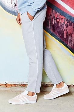 Boohoo Dele Woven Jogger In Mini Hounstooth