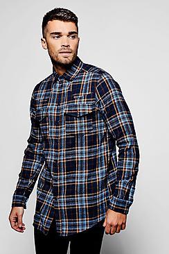 Boohoo Western Style Check Shirt