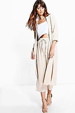Boohoo Isabella Crop Woven Trouser