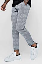 Boohoo Prince Of Wales Check Jogger Trouser