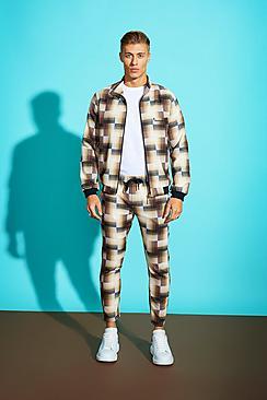Boohoo Vintage Check Smart Jogger