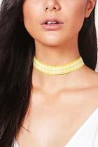 Boohoo Laura Gingham Check Choker