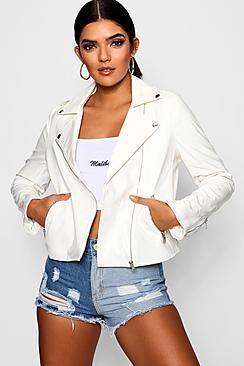 Boohoo Melissa Patent Biker Jacket