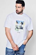 Boohoo Big And Tall Polaroid Palm Print T-shirt