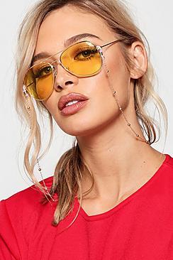 Boohoo Lily Sunglasses Chain