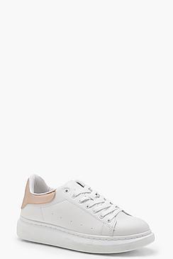 Boohoo Lilly Platform Trainers
