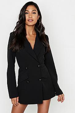 Boohoo Safari Blazer Skort Playsuit
