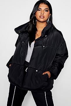 Boohoo Plus Oversized Soft Puffer Jacket
