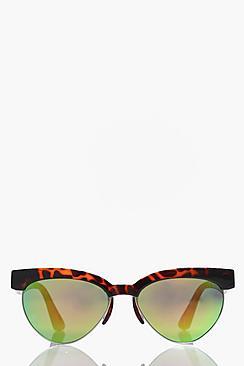 Boohoo Kara Revo Lense Cat Eye Fashion Glasses