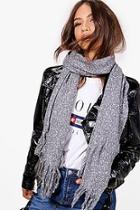 Boohoo Emily Mixed Fleck Knitted Scarf