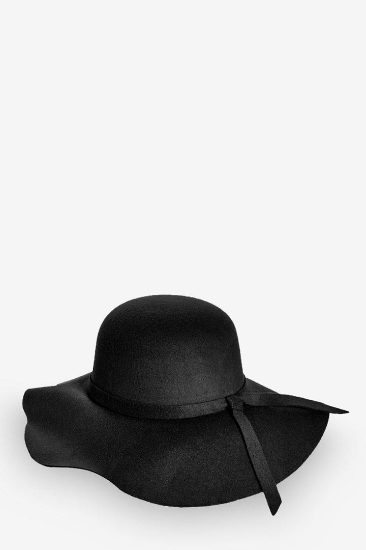 Boohoo Lexi Floppy Hat Black