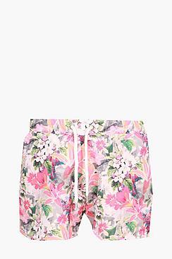 Boohoo Pink Floral Swim Shorts