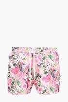 Boohoo Pink Floral Swim Shorts