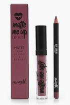 Boohoo Barry M Matte Me Up Lip Kit - Go To