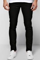 Boohoo Skinny Fit 5 Pocket Black Jean Black