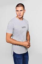 Boohoo Original Man Longline Step Hem T-shirt