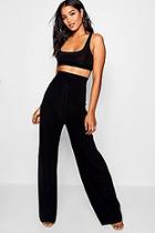 Boohoo Lilly Super High Waist Trouser Co-ord