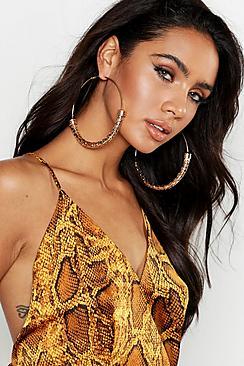 Boohoo Chunky Chainmail Hoop