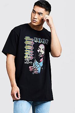 Boohoo Snoop Dog Oversized Licensed T-shirt