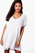 Boohoo Alexis Jersey Beach Cover Up