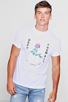 Boohoo Rose Slogan Print T-shirt