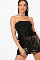 Boohoo Lexi Ruffle Bandeau