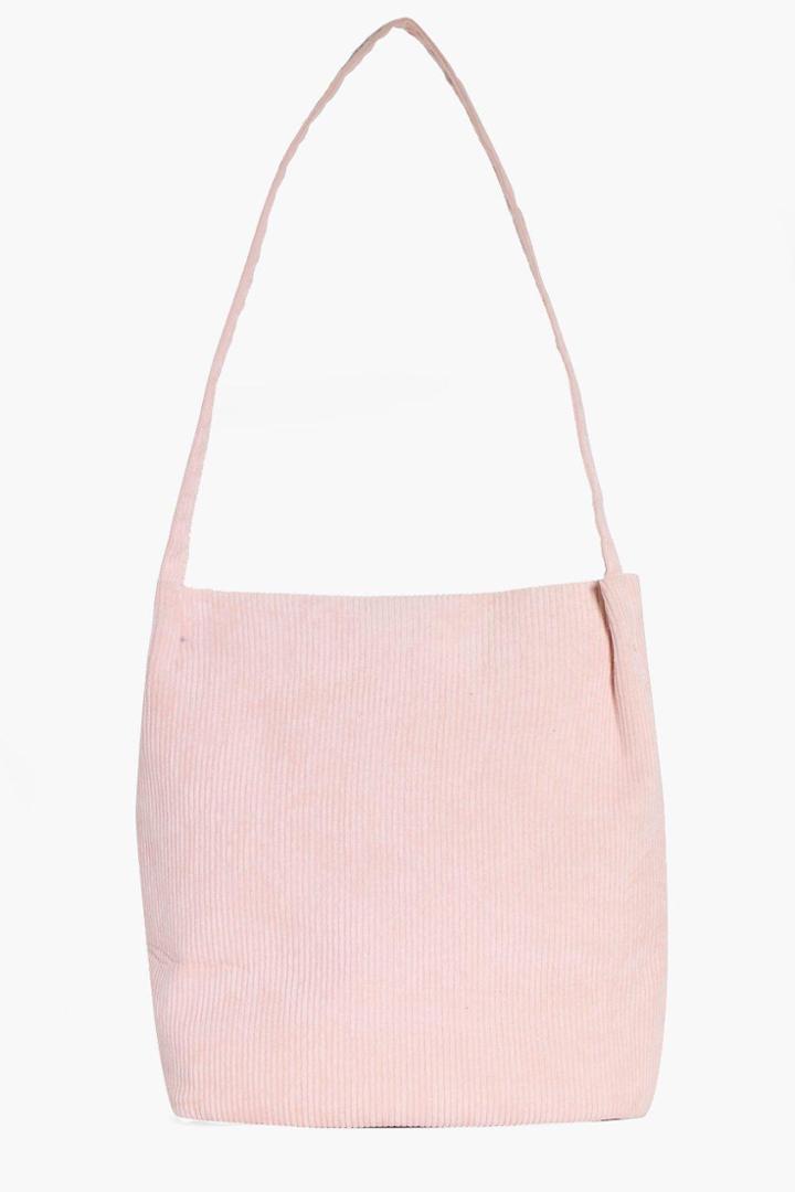 Boohoo Jennifer Cord Shopper Pink
