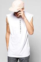 Boohoo Universal Print Sleeveless T-shirt