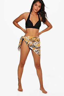 Boohoo Lois Floral Sarong