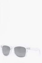 Boohoo Clear Frame Wayfarer Sunglasses Clear