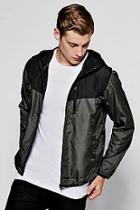 Boohoo Khaki Panel Zip Through Ma1 Cagoule