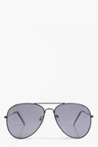 Boohoo Ava Aviator Sunglasses Black