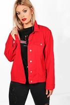 Boohoo Plus Josie Denim Oversized Jacket