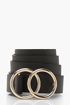 Boohoo Oversized Double Ring Boyfriend Belt