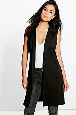 Boohoo Niamh Belted Sleeveless Duster