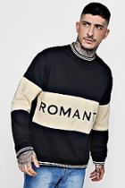 Boohoo Romantic Colour Block Sweater