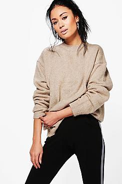 Boohoo Isla Oversized Fine Knit Jumper