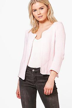 Boohoo Francesca Lightweight Edge To Edge Cardigan