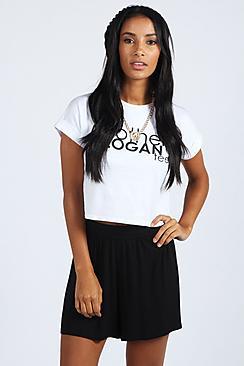 Boohoo Ruby Plain Flippy Culotte Shorts