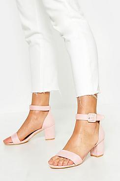 Boohoo Extra Wide Fit Low Block Heel 2 Parts