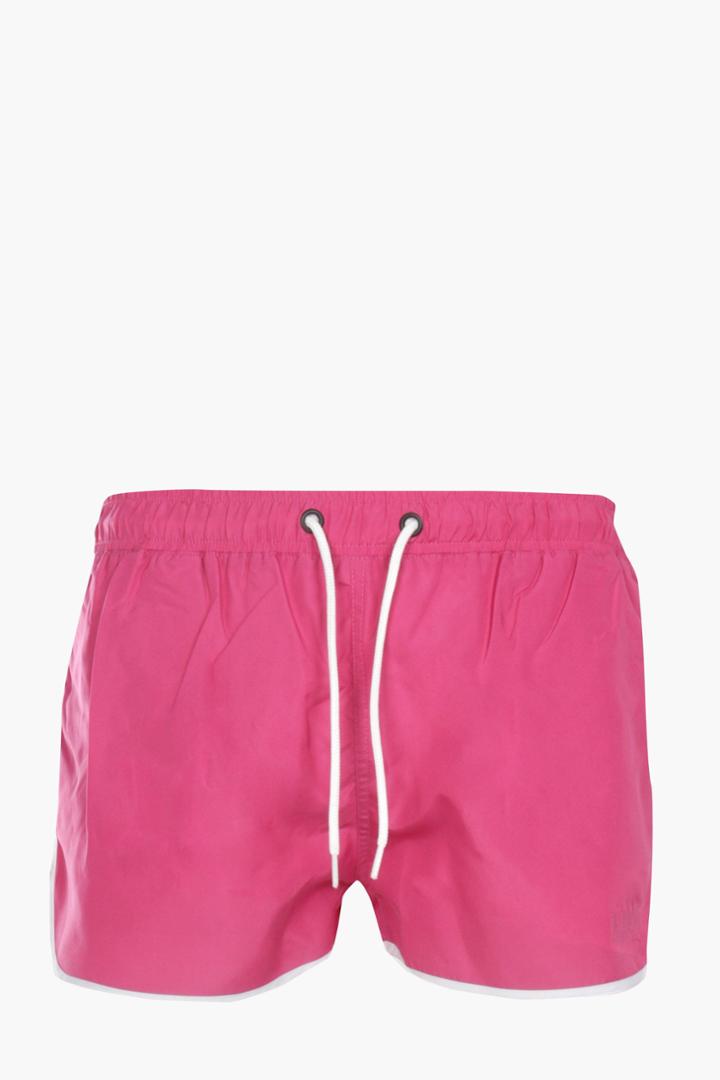 Boohoo Plain Runner Swim Shorts Fuchsia