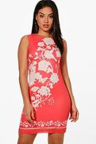 Boohoo Ali Floral Printed Dress